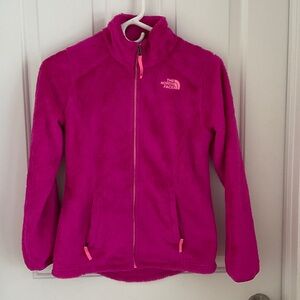 The North Face Vibrant Pink Fleece Jacket Girls